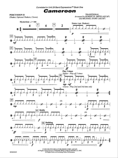 Cameroon: 2nd Percussion