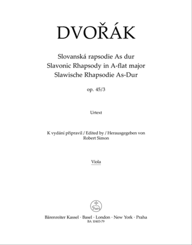 Slavonic Rhapsody in A flat major, op. 45/3
