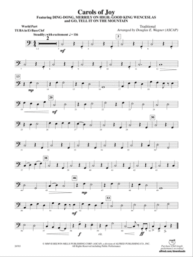 Carols of Joy: (wp) E-flat Tuba B.C.
