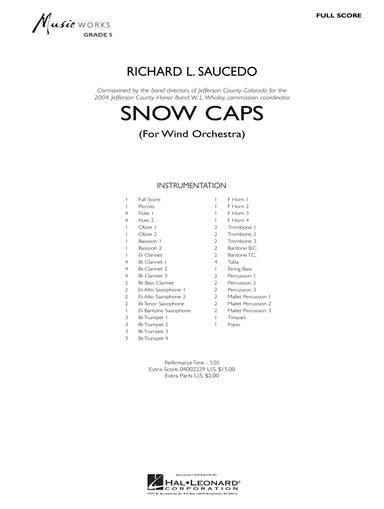 Snow Caps - Full Score