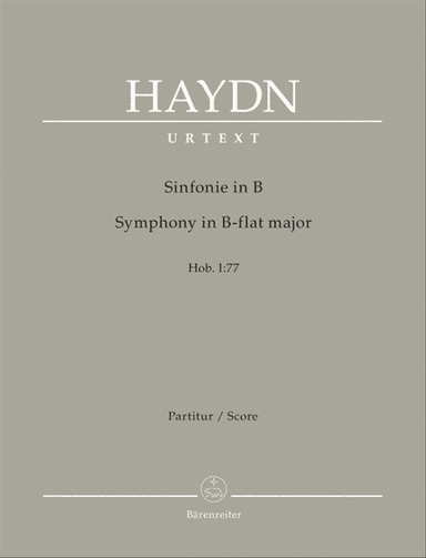 Symphony in B-flat major Hob. I:77