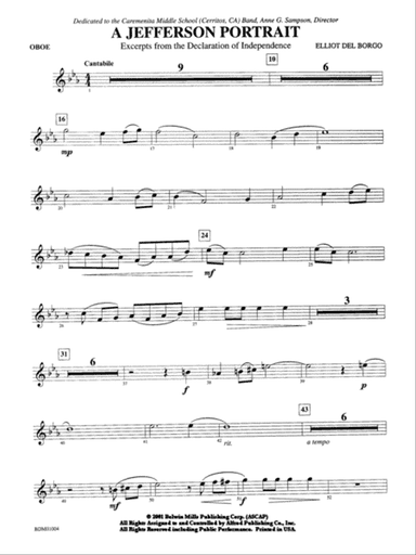 A Jefferson Portrait: Oboe