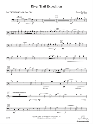 River Trail Expedition: (wp) 2nd B-flat Trombone B.C.