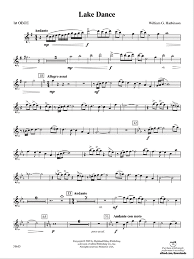 Lake Dance: Oboe