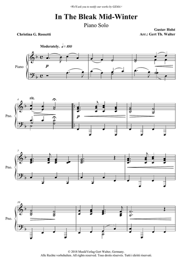 In The Bleak Mid-Winter