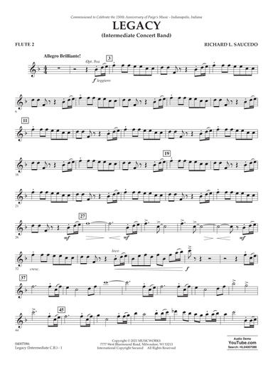 Legacy (Intermediate Version) - Flute 2