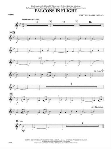 Falcons in Flight: Oboe