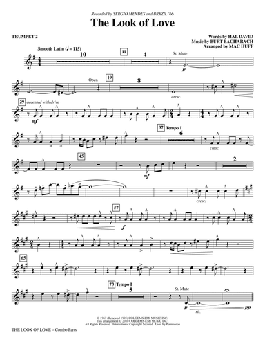 The Look Of Love - Bb Trumpet 2