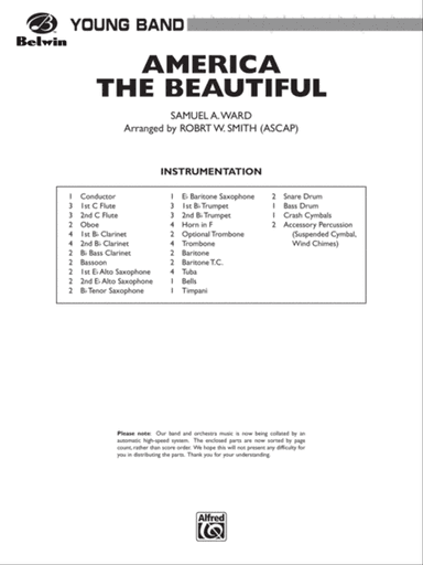 America the Beautiful: Score