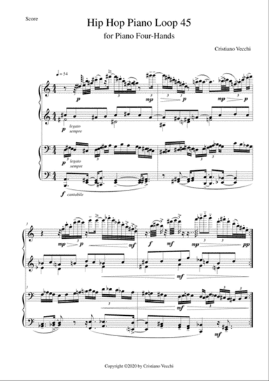 Hip Hop Piano Loop 45