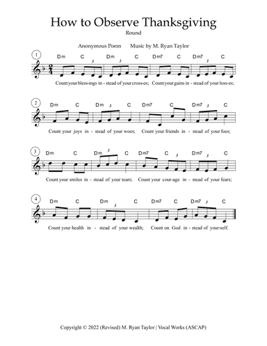 How to Thanksgiving (Round)