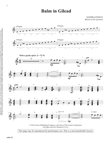 Balm in Gilead (Reproducible Download)