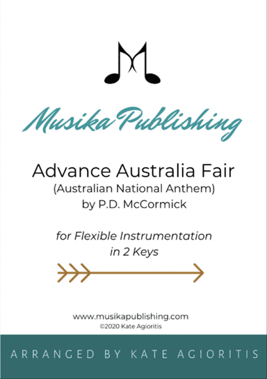 Advance Australia Fair (National Anthem) - Flexible Instrumentation