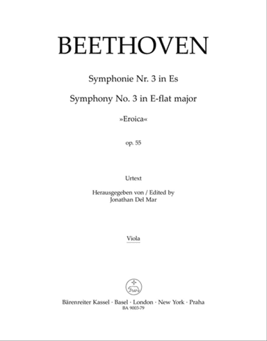 Symphony, No. 3 E flat major, Op. 55 'Eroica'
