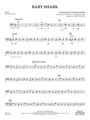 Baby Shark (arr. Larry Moore) - String Bass
