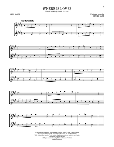 Where Is Love? (from Oliver)