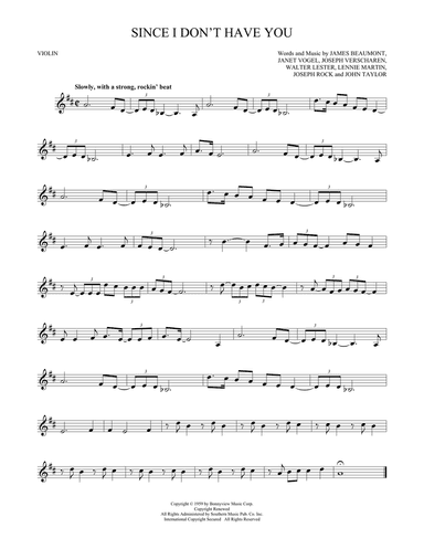 Since I Don't Have You