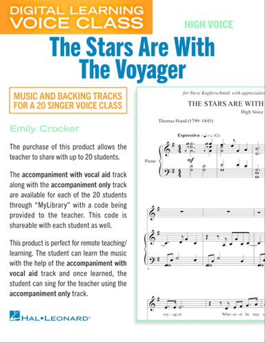 The Stars Are With The Voyager (Medium High Voice) (includes Audio)