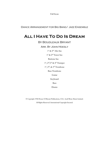 All I Have To Do Is Dream