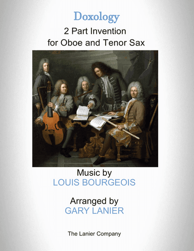 DOXOLOGY (2 Part Invention for Oboe and Tenor Sax - Score/Parts included)