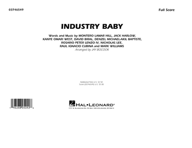 Industry Baby (arr. Jay Bocook) - Conductor Score (Full Score)