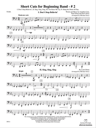 Short Cuts for Beginning Band -- #2: Tuba