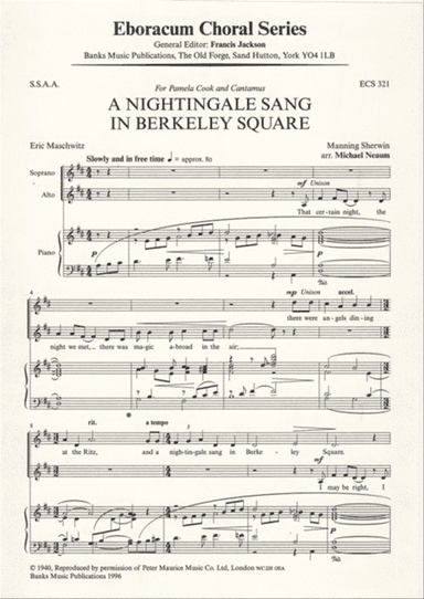 A Nightingale Sang In Berkeley Square