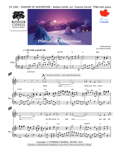 Painter of Winter TTBB