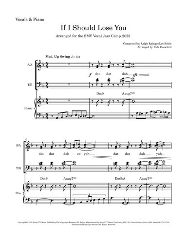 If I Should Lose You