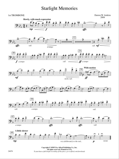 Starlight Memories: 1st Trombone