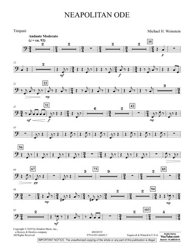 Neapolitan Ode - Timpani