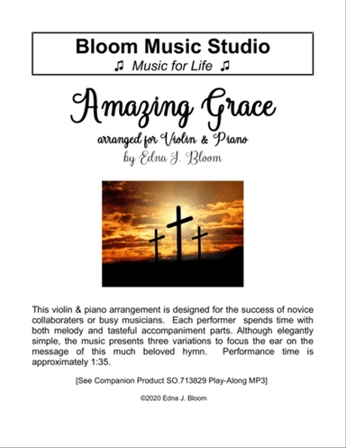 Amazing Grace (Violin & Piano)