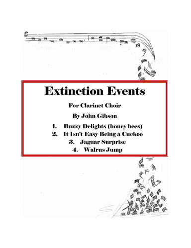 Extinction Events for Clarinet Choir