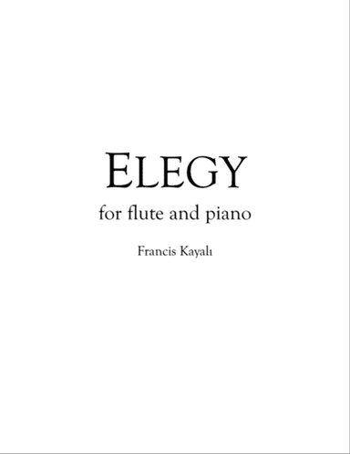Elegy • Flute + Piano