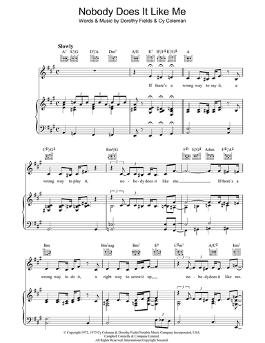 Nobody Does It Like Me