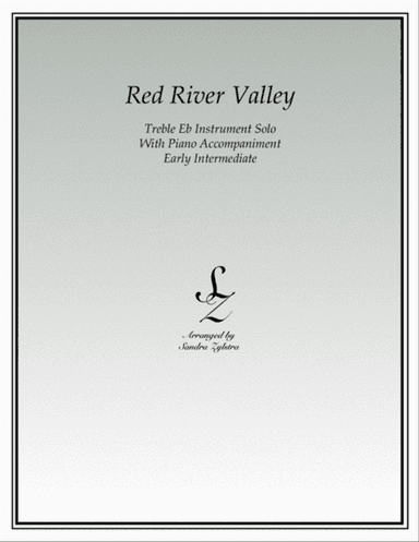 Red River Valley (treble Eb instrument solo)