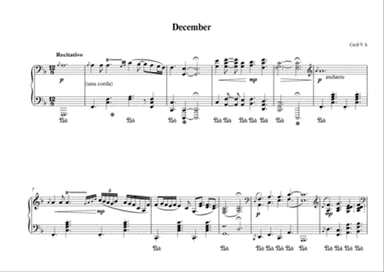 December - A Nocturne in D Minor