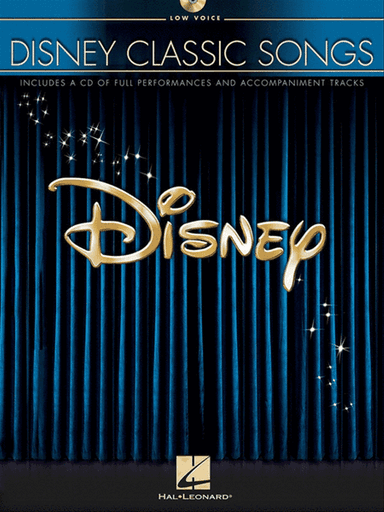 Disney Classic Songs Low Voice Book/CD