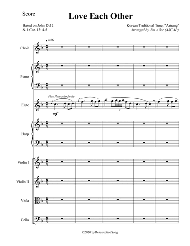 Love Each Other (Conductor Score)