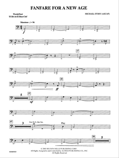 Fanfare for a New Age: (wp) E-flat Tuba B.C.