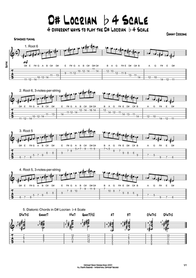D# Locrian b4 Scale (4 Ways to Play)