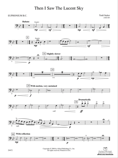Then I Saw the Lucent Sky: Baritone B.C.