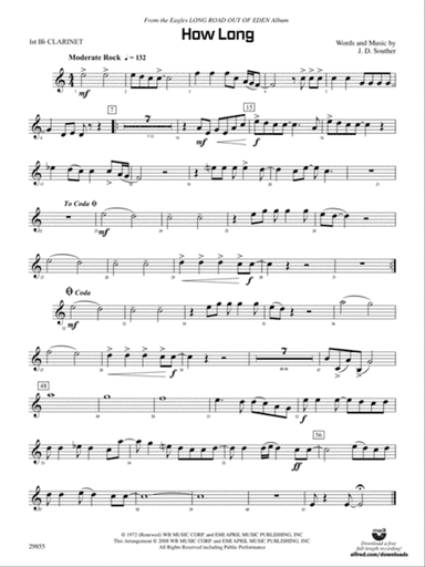 How Long: 1st B-flat Clarinet