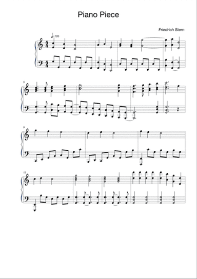 Piano Piece