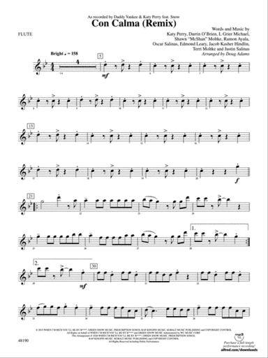 Con Calma (Remix): Flute