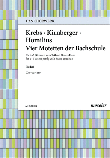 Vier Motetten der Bachschule
