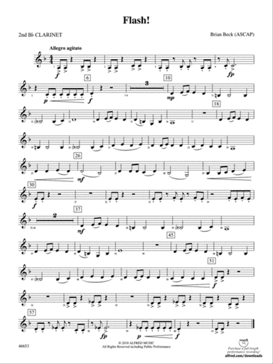 Flash!: 2nd B-flat Clarinet