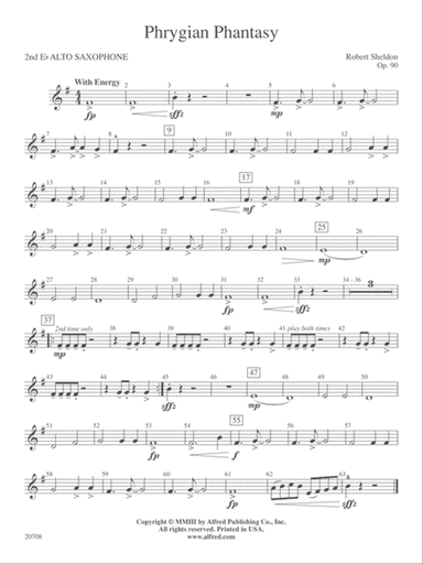 Phrygian Phantasy: 2nd E-flat Alto Saxophone