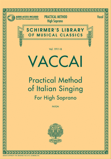 Vaccai: Practical Method of Italian Singing