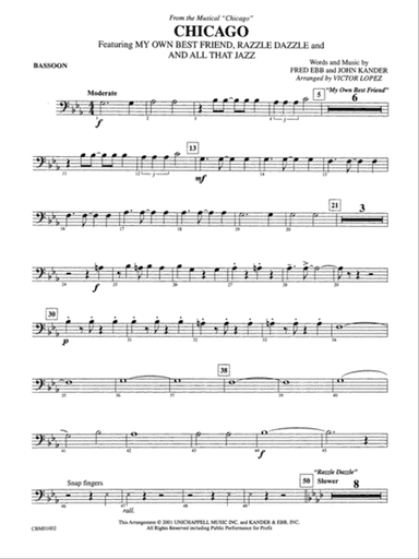 Chicago! (from the Musical Chicago!): Bassoon